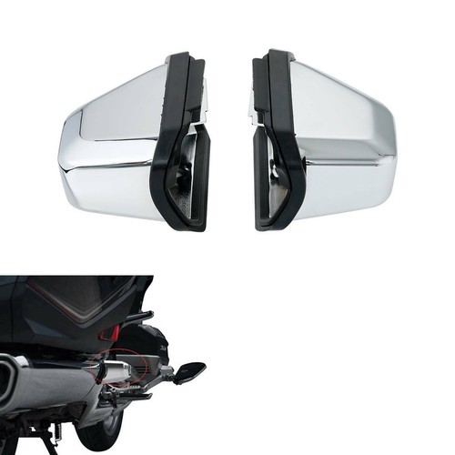 Pair chrome saddlebag guard - saddlebag,