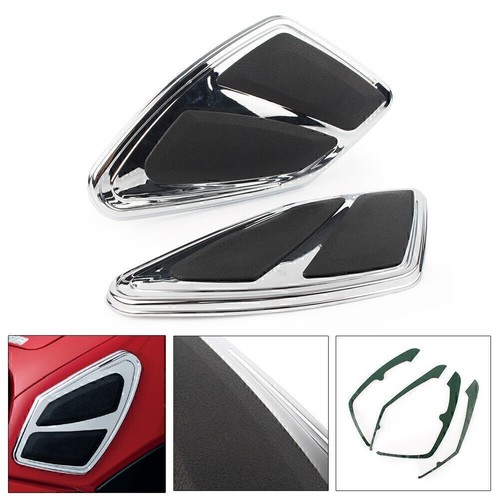 2pcs chrome tank trims knee - 2pcs,