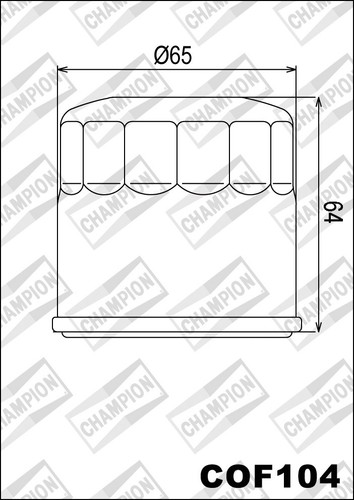 Cof104 oil filter - filter, champion