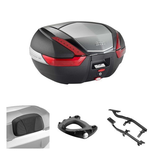 Givi v47 black red trunk - givi,