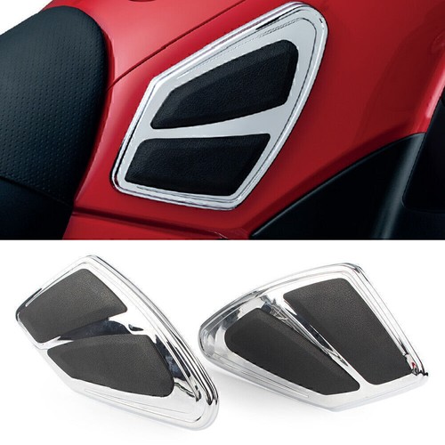Chrome tank trim - knee, pads