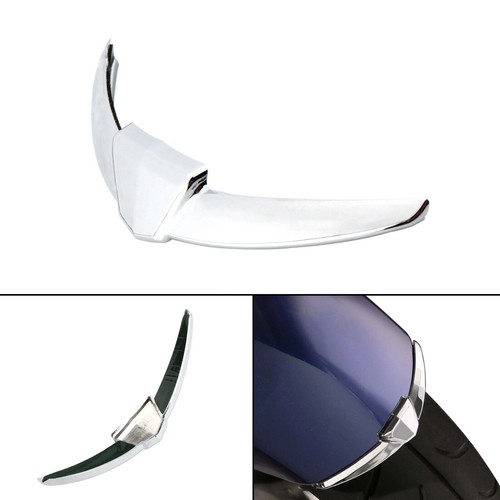 Chrome front fender - front, tip